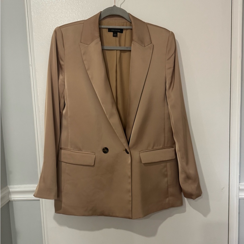 Ann Taylor Satin Blazer